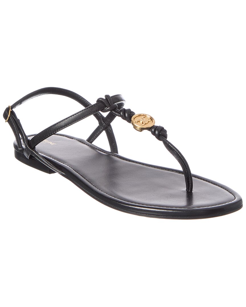 CELINE Celine Penny Leather Sandal