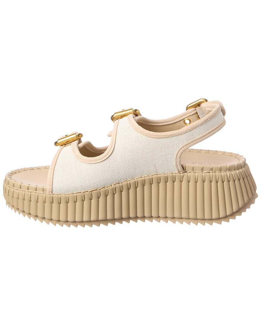 Chloé Chloé Nama Canvas Sandal