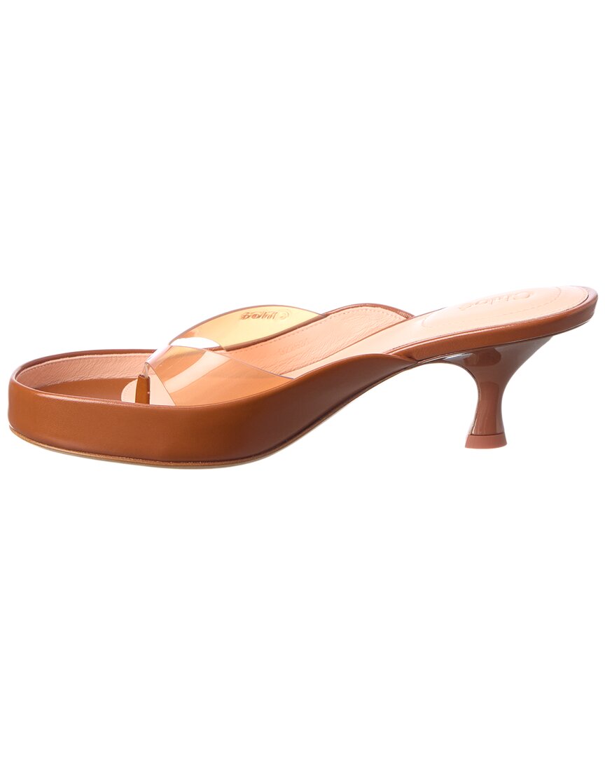 Chloé Chloé Junie Leather Sandal