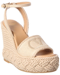 Valentino Valentino Vlogo Canvas Sandal
