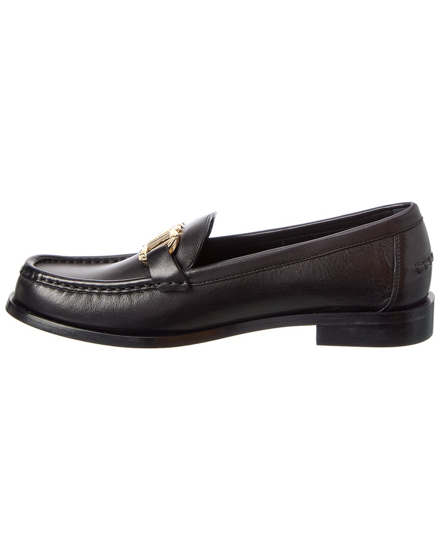 Ferragamo Ferragamo Gancini Leather Loafer