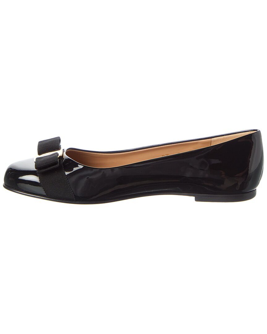 Ferragamo Ferragamo Leather Ballerina Flat
