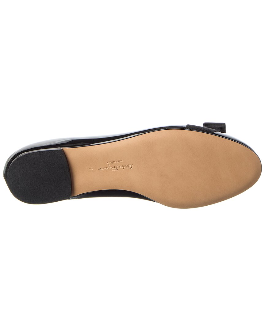 Ferragamo Ferragamo Leather Ballerina Flat