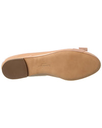 Ferragamo Ferragamo Leather Ballerina Flat