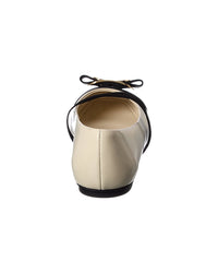 Ferragamo Ferragamo New Vara Leather Ballet Flat