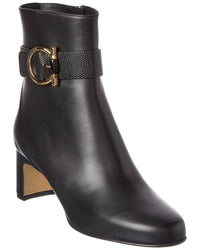 Ferragamo Ferragamo Gancini Leather Boot