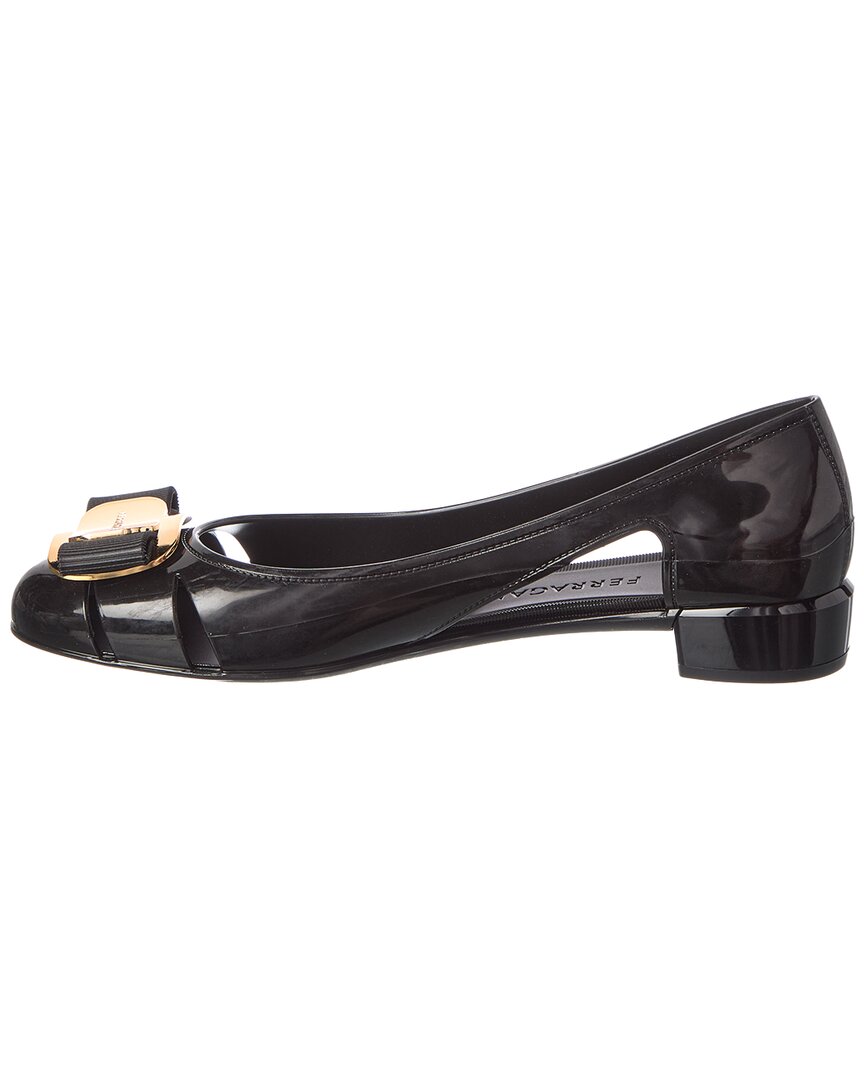 Ferragamo Ferragamo New Vara Jelly Ballet Flat