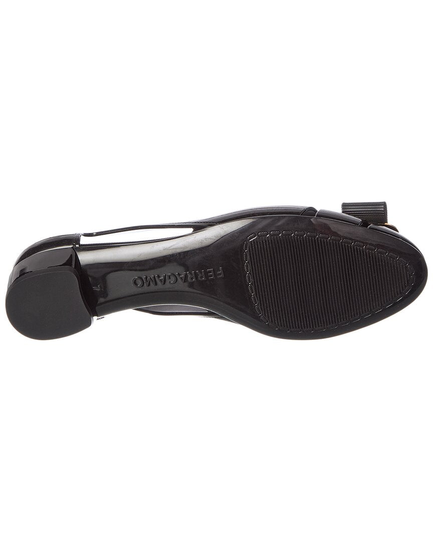 Ferragamo Ferragamo New Vara Jelly Ballet Flat