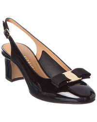 Ferragamo Ferragamo Vara Bow Patent Slingback Pump