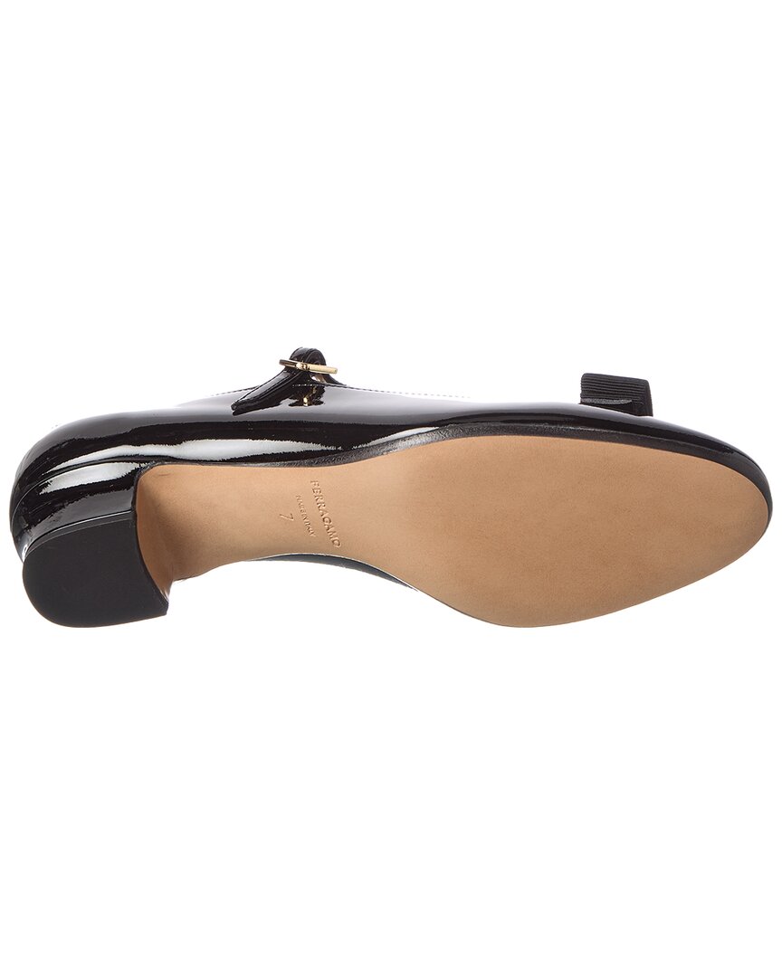 Ferragamo Ferragamo Vara Bow Patent Mary Jane Pump