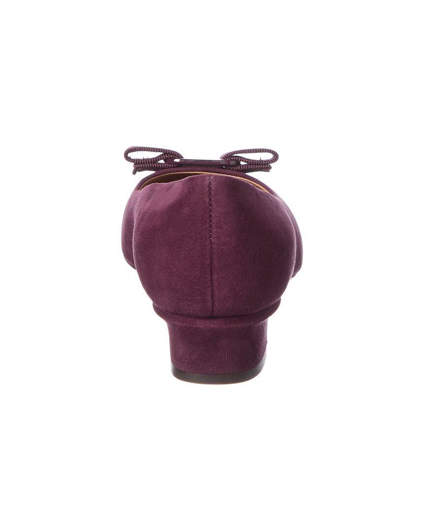 Ferragamo Ferragamo Vara Bow Suede Flat