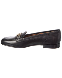 Ferragamo Ferragamo Gancini Leather Loafer