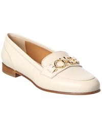 Ferragamo Ferragamo Gancini Leather Loafer