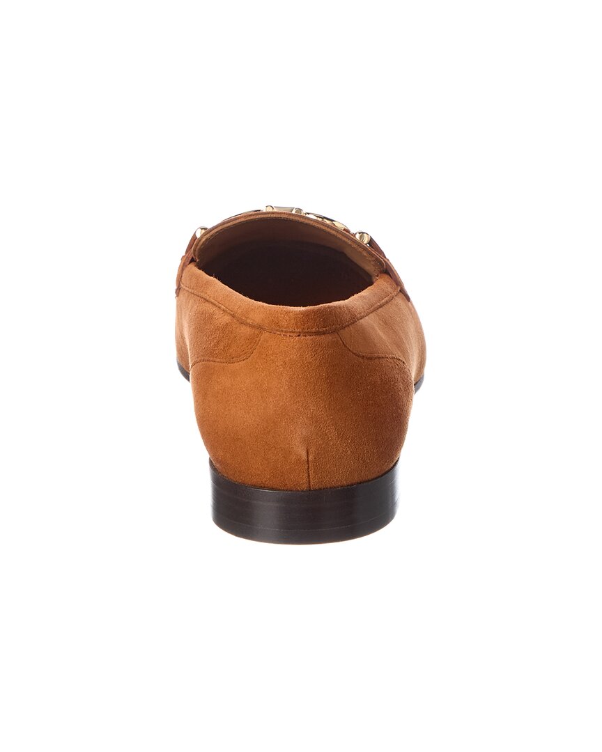 Ferragamo Ferragamo Gancini Suede Loafer