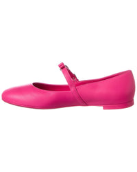 Ferragamo Lizz Leather Ballet Flat