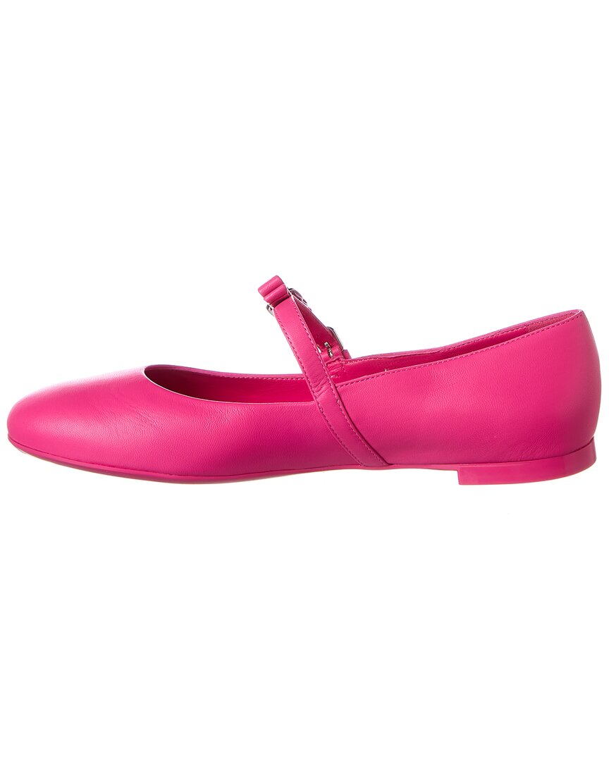 Ferragamo Lizz Leather Ballet Flat