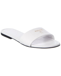 CELINE Celine Logo Leather Sandal