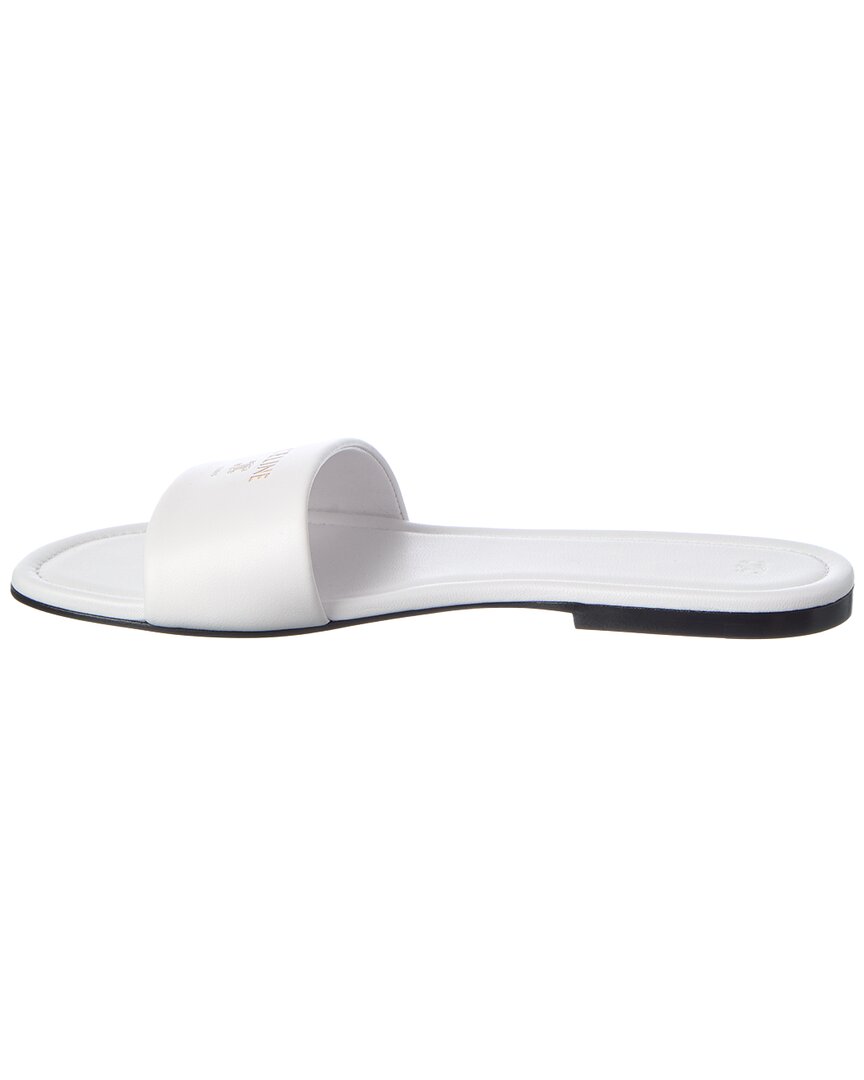 CELINE Celine Logo Leather Sandal