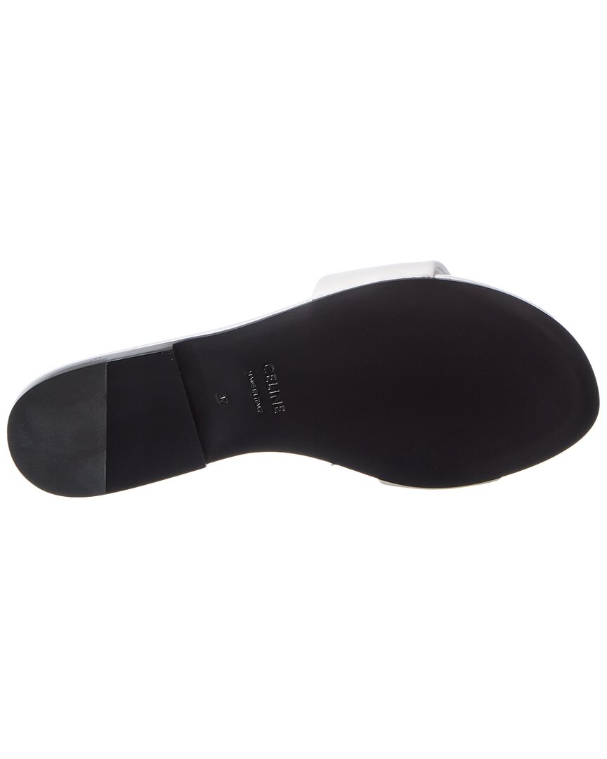 CELINE Celine Logo Leather Sandal