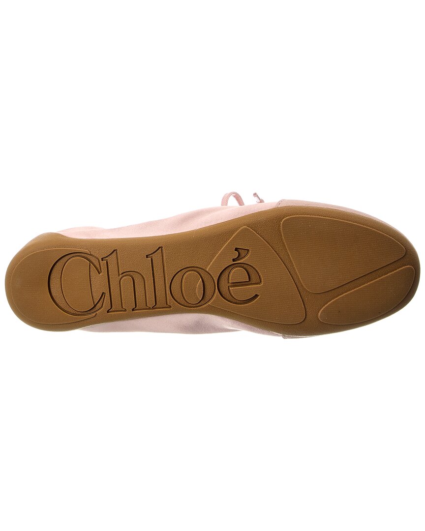 Chloé Kick Nylon & Suede Ballerina Flat