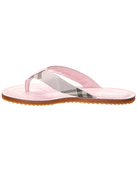 Burberry Burberry Pavilion Canvas & Leather Sandal