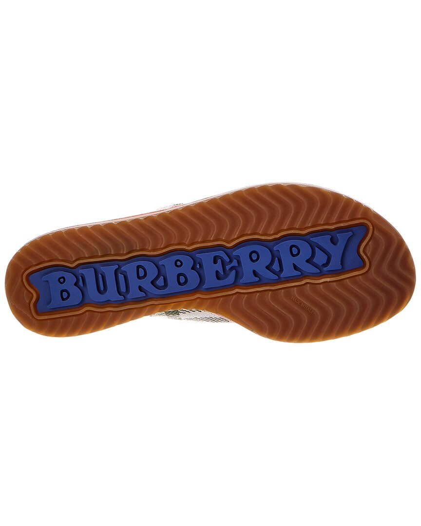 Burberry Burberry Pavilion Canvas & Leather Sandal