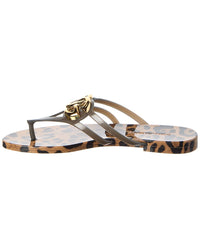 Dolce & Gabbana Leo Print Rubber Sandal