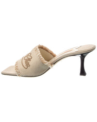 Jimmy Choo Alexia 70 Canvas Sandal