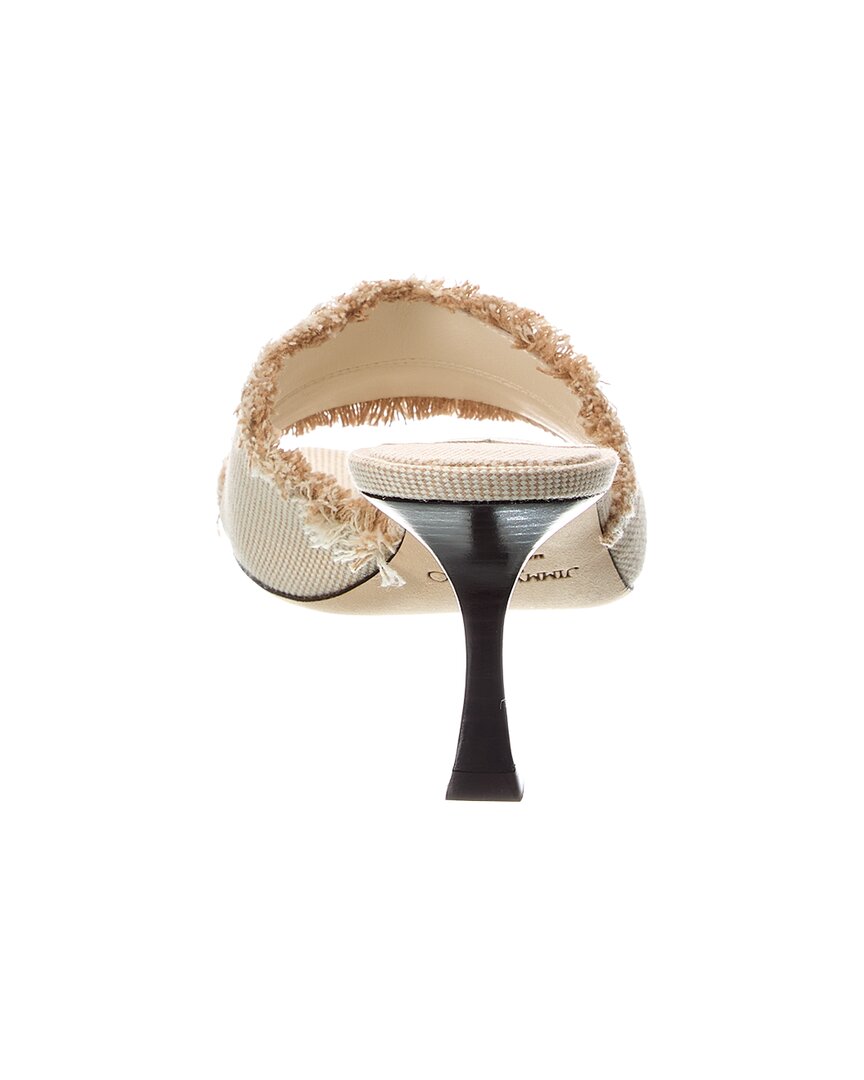 Jimmy Choo Alexia 70 Canvas Sandal