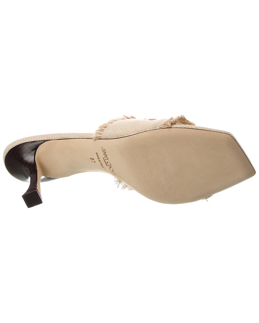 Jimmy Choo Alexia 70 Canvas Sandal