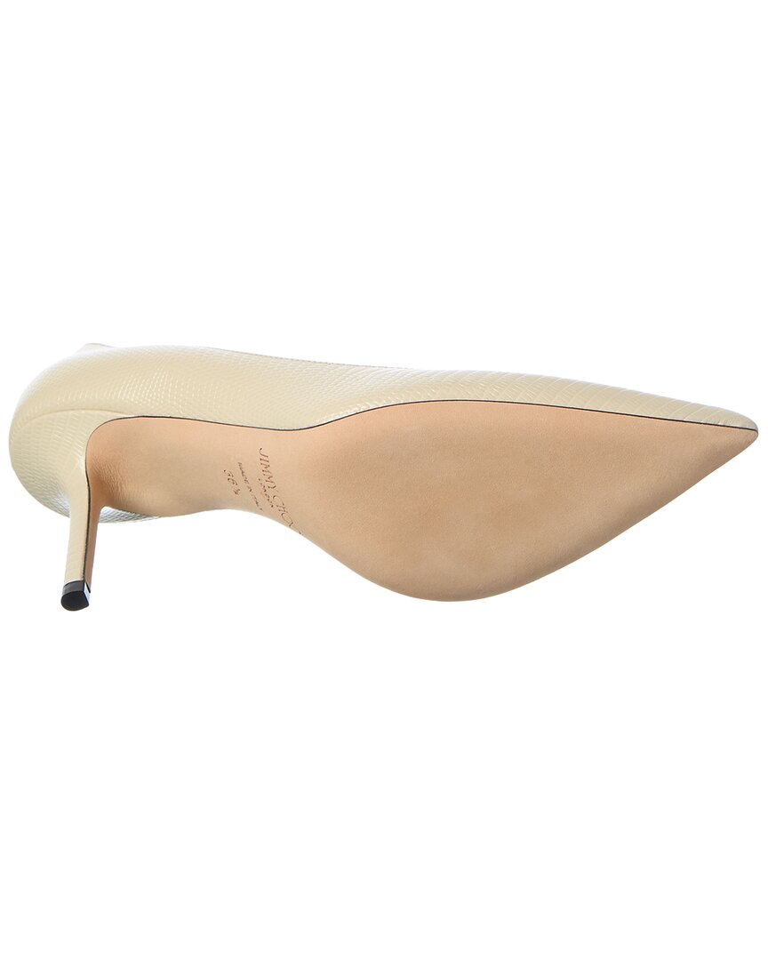 Jimmy Choo Love 85 Lizard-Embossed Leather Pump