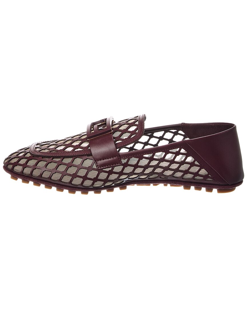 FENDI Fendi Baguette Mesh & Leather Loafer