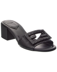 FENDI Fendi Baguette Leather Sandal