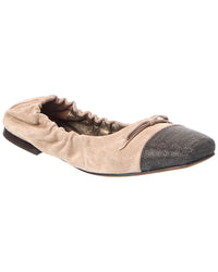 Brunello Cucinelli Brunello Cucinelli Suede Flat