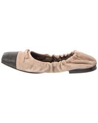 Brunello Cucinelli Brunello Cucinelli Suede Flat