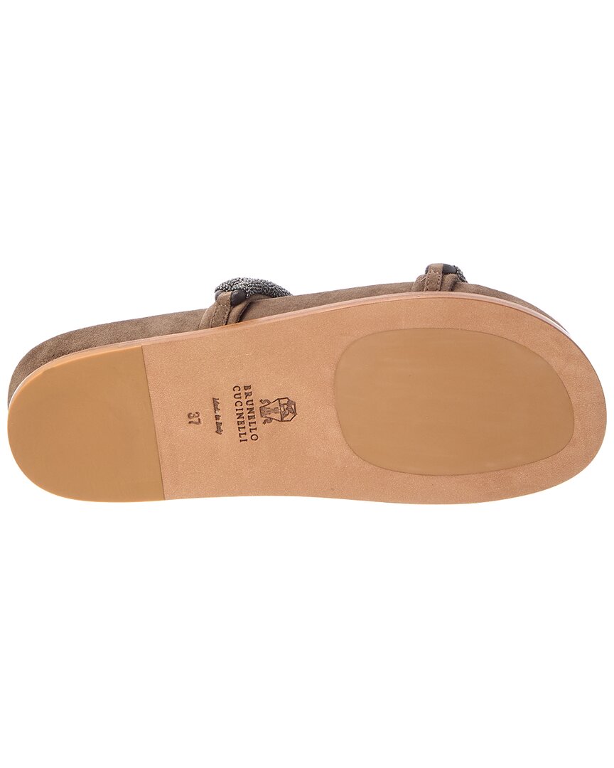 Brunello Cucinelli Brunello Cucinelli Suede Sandal