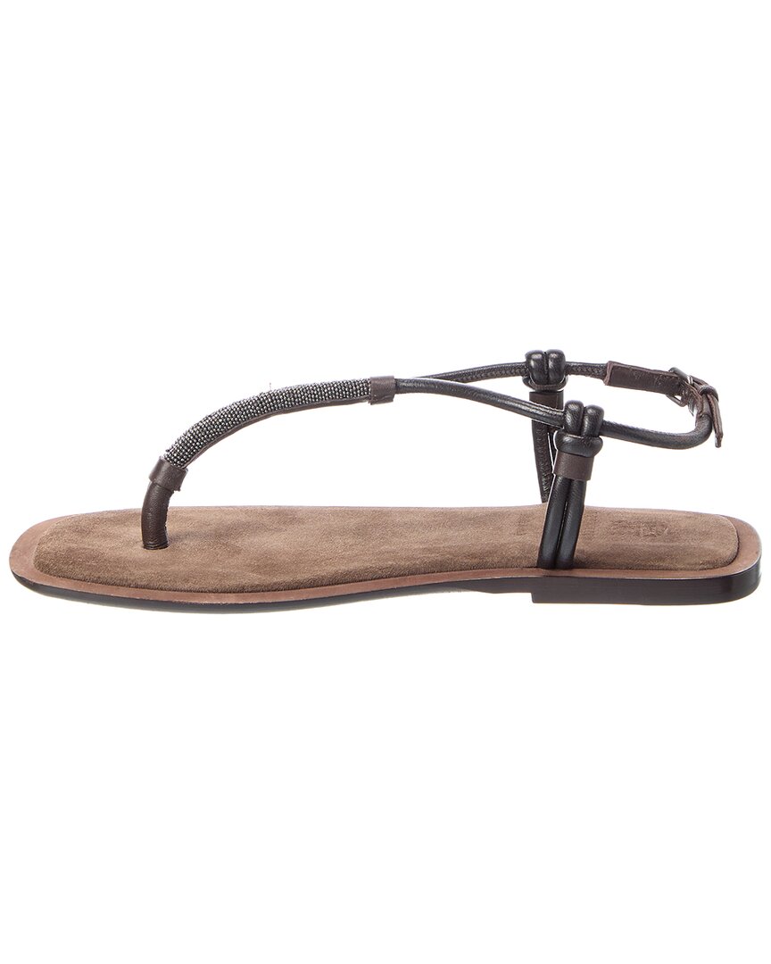 Brunello Cucinelli Brunello Cucinelli Leather Sandal