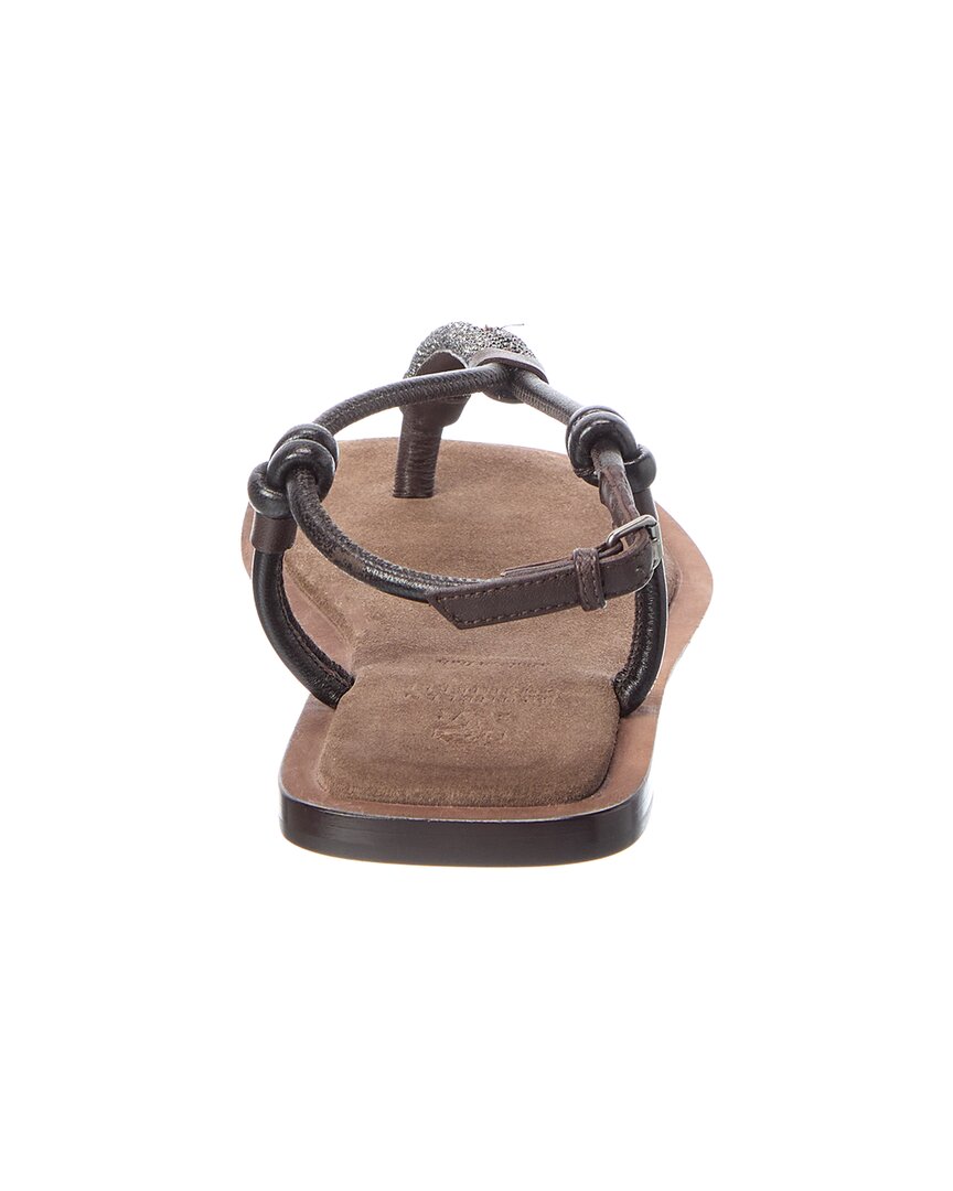 Brunello Cucinelli Brunello Cucinelli Leather Sandal