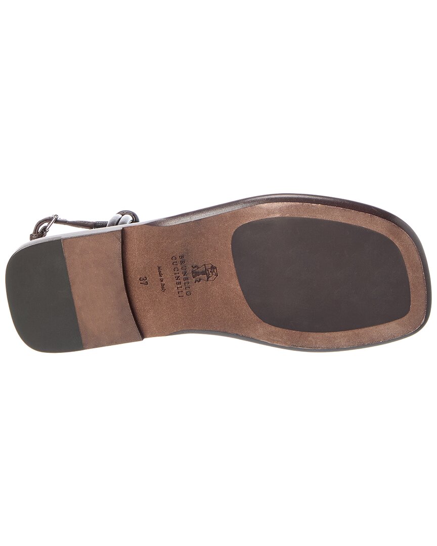 Brunello Cucinelli Brunello Cucinelli Leather Sandal