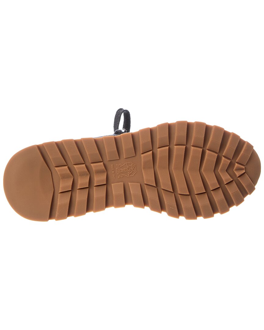 Brunello Cucinelli Brunello Cucinelli Knit & Suede Sneaker