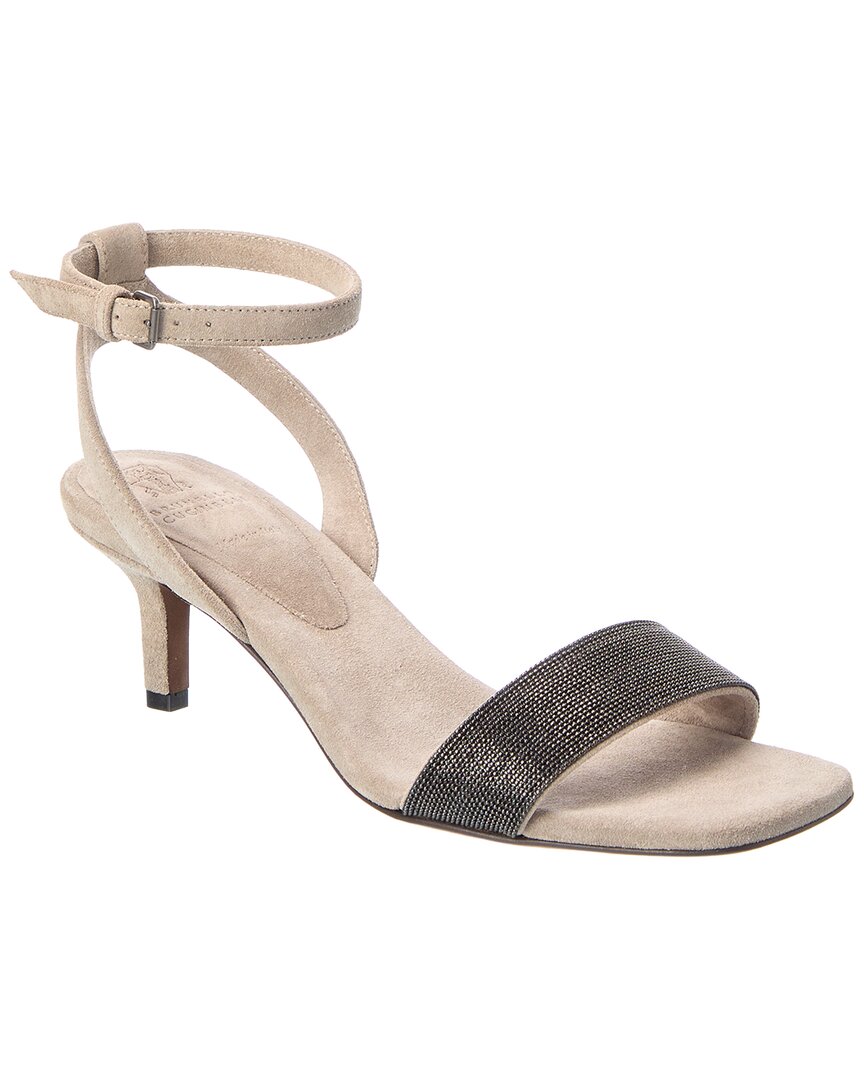 Brunello Cucinelli Brunello Cucinelli Suede Sandal