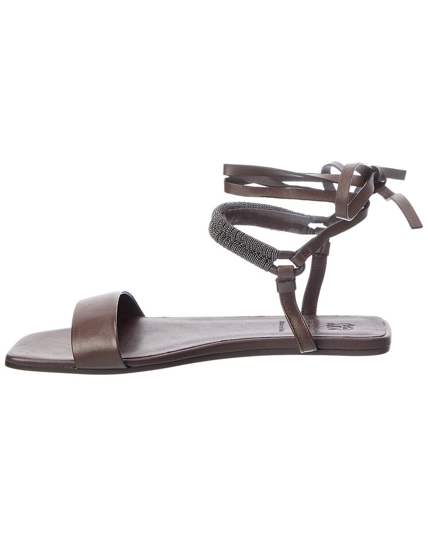 Brunello Cucinelli Brunello Cucinelli Leather Sandal