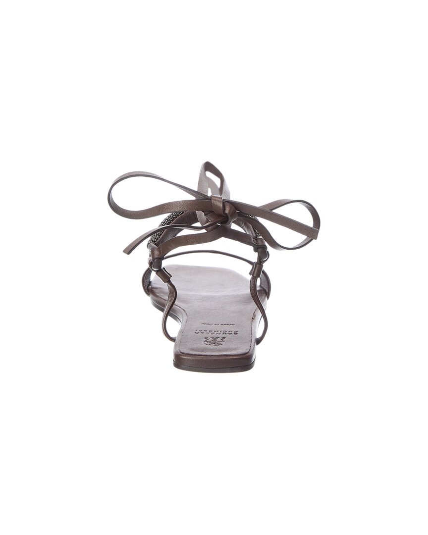 Brunello Cucinelli Brunello Cucinelli Leather Sandal