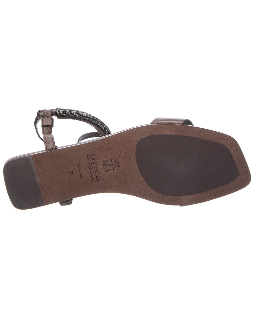Brunello Cucinelli Brunello Cucinelli Leather Sandal