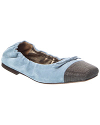 Brunello Cucinelli Brunello Cucinelli Suede Flat