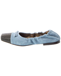 Brunello Cucinelli Brunello Cucinelli Suede Flat