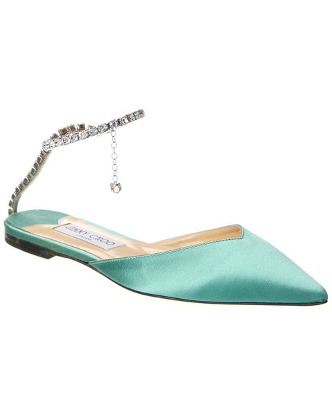 Jimmy Choo Saeda Satin Flat – Bluefly