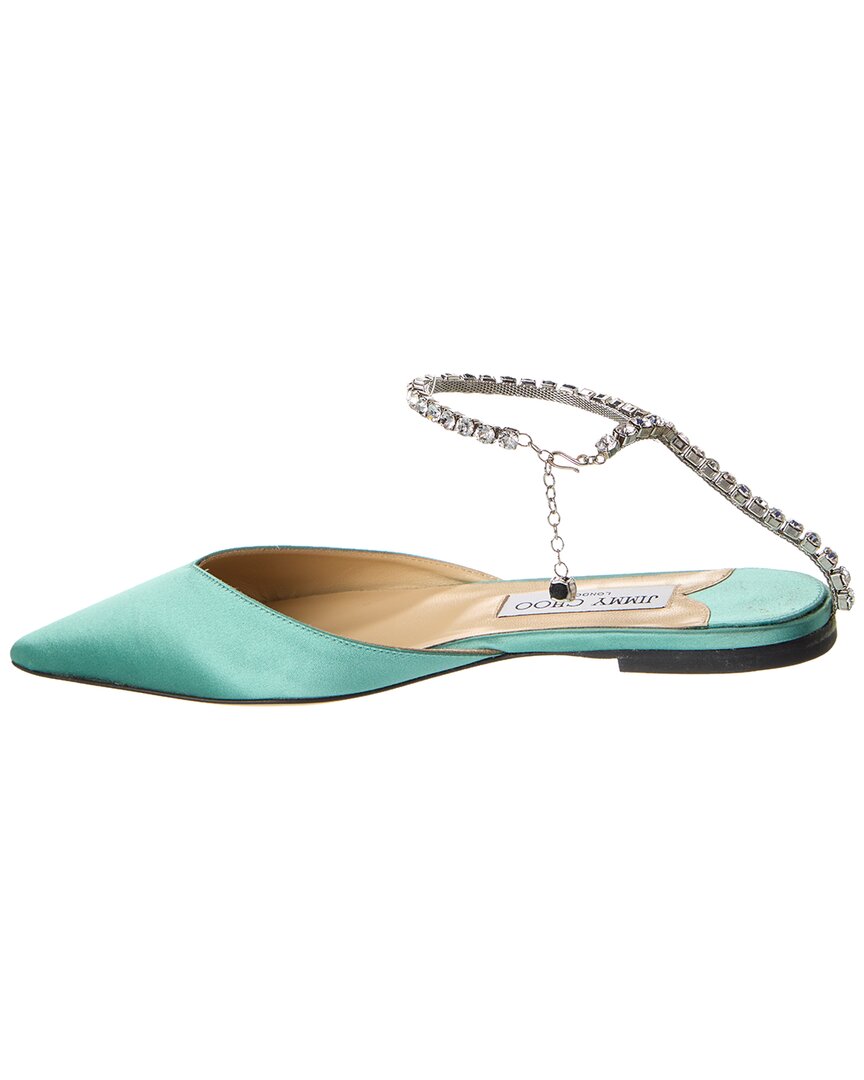 Jimmy Choo Saeda Satin Flat – Bluefly