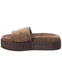 Brunello Cucinelli Brunello Cucinelli Suede Platform Sandal
