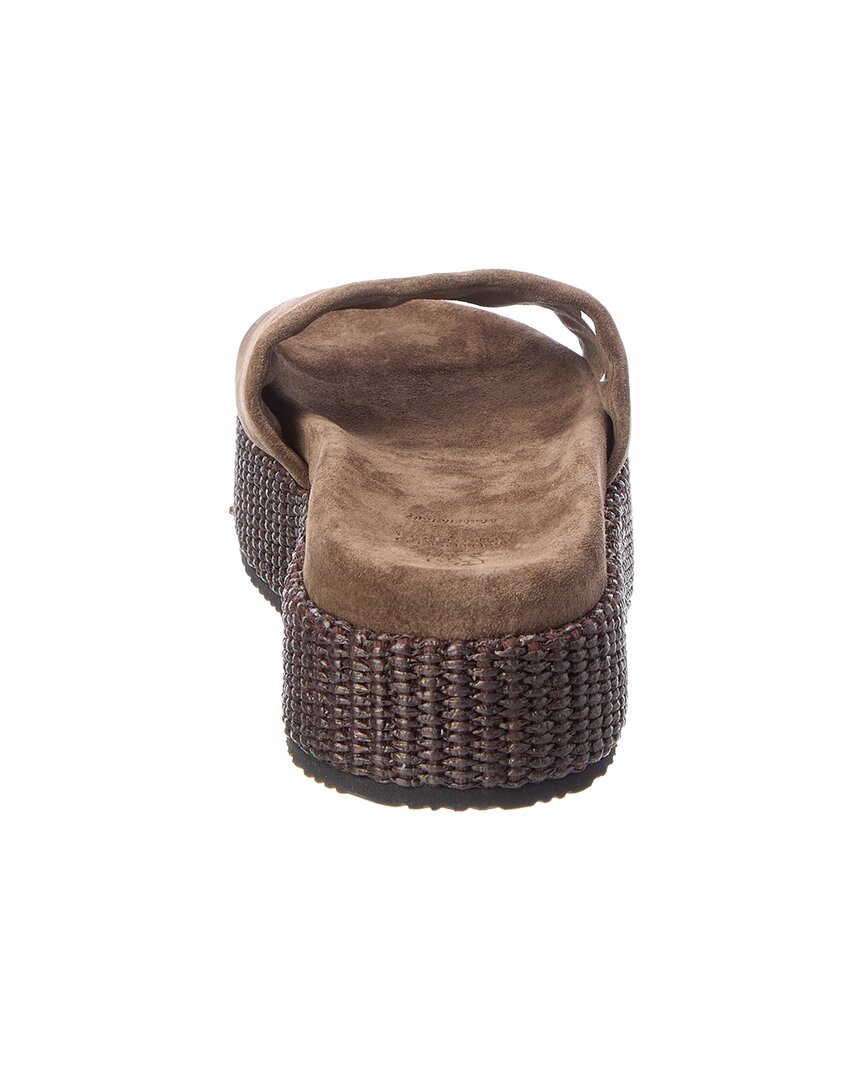 Brunello Cucinelli Brunello Cucinelli Suede Platform Sandal